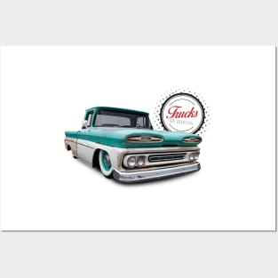 1961 Chevrolet Apache Pickup Truck Posters and Art